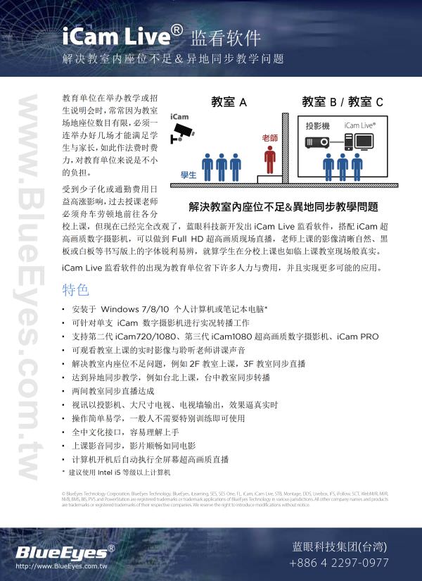 iCam Live 监看软件